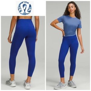 Lululemon Sz 4 Fast & Free High-Rise Tight 25" in Psychic Blue